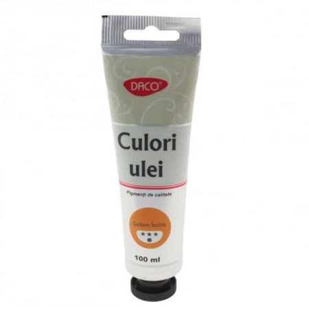 Culori Ulei - Culori Ulei 100ml Galben Inchis Daco
