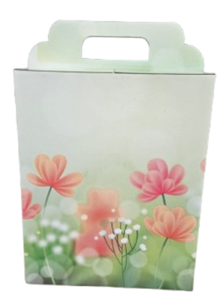 Cutie cadou cu flori 260x135x325mm design primăvară [1]