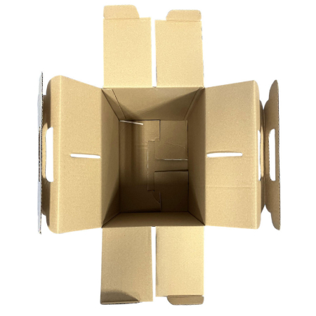 Cutie Carton Cadou Auriu Craciun 280x200x350 mm [1]