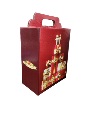 Cutie Carton Cadou Craciun Rosie 260x135x325 mm [1]