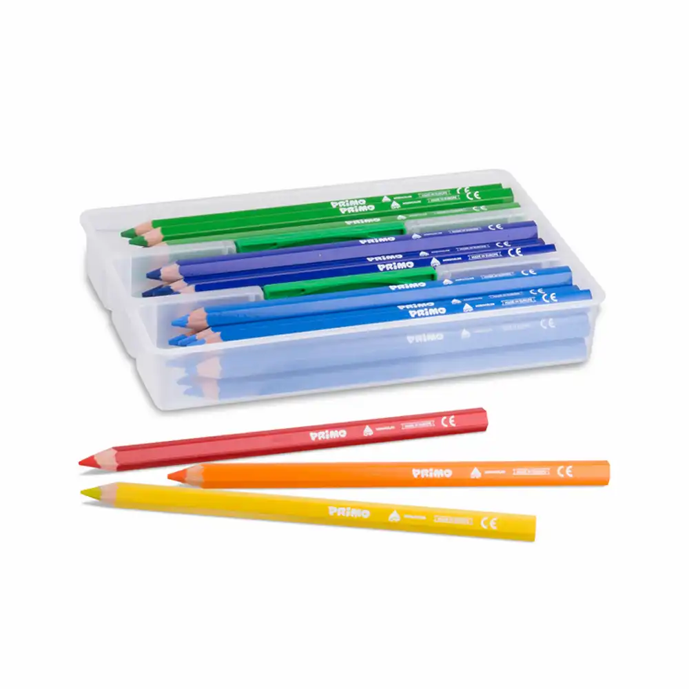 Cutie creioane colorate Morocolor Primo, 120 bucati, 12 culori [1]