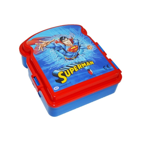 Rechizite Școlare - Cutie Sandwich Superman - Verticala