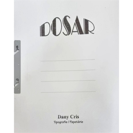 Dosare - Dosar incopciat 1/1, carton alb