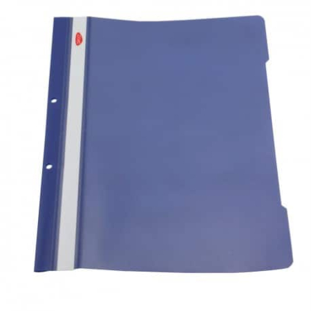 Dosare - Dosar plastic cu sina metalica Albastru Inchis