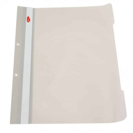 Dosare - Dosar plastic cu sina metalica Gri