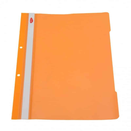 Dosare - Dosar plastic cu sina metalica Portocaliu