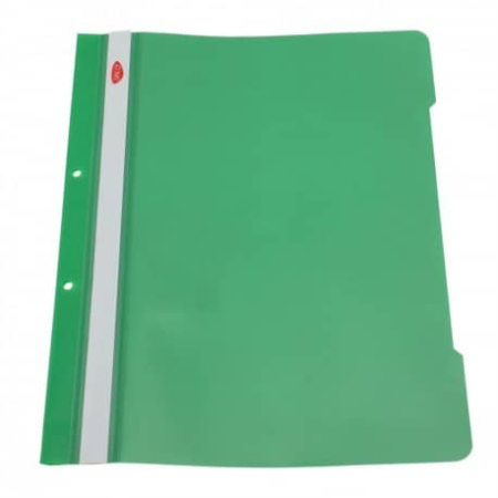 Dosare - Dosar plastic cu sina metalica Verde inchis