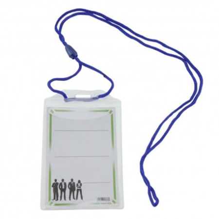 Ecusoane - Ecuson vertical cu snur ECADA Albastru