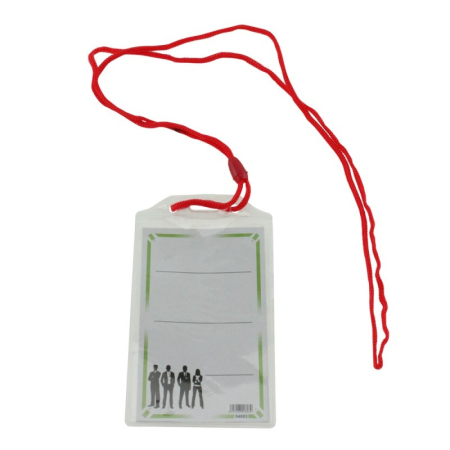 Ecusoane - Ecuson vertical cu snur rosu ECADA