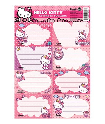 Etichete Școlare - Etichete scolare Hello Kity 40 / set