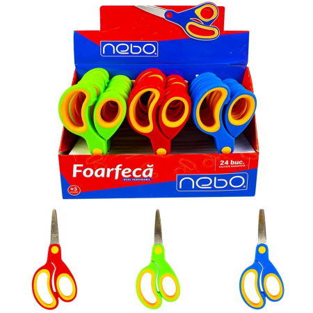 Foarfeci școlare - Foarfeca 130 mm, maner ergonomic