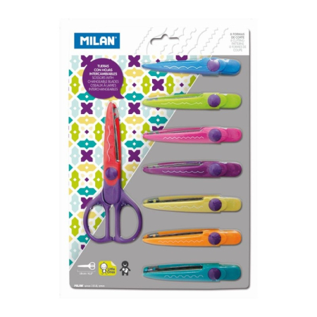 Foarfeci școlare - Foarfeca cu 8 profile Milan