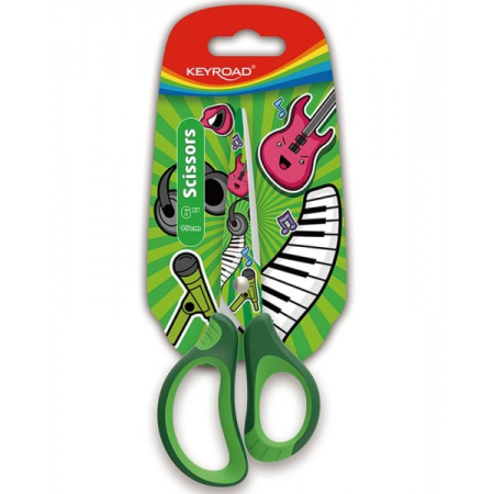 Foarfeci școlare - Foarfeca Keyroad 15.0cm, diverse modele, blister