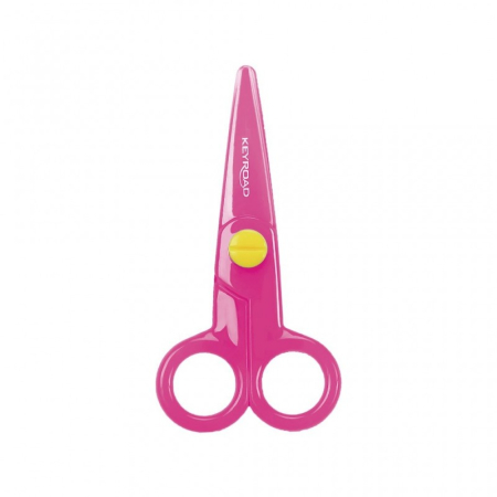 Foarfeca Keyroad Kids KR970962, 13.0cm, plastic, prescolari, diverse culori, blister [2]