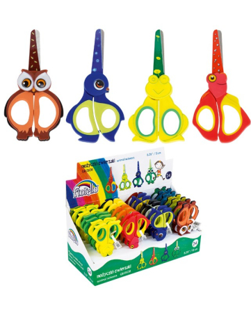 Foarfeci școlare - Foarfeca scolari 13cm Fiorello Maner Model Animale
