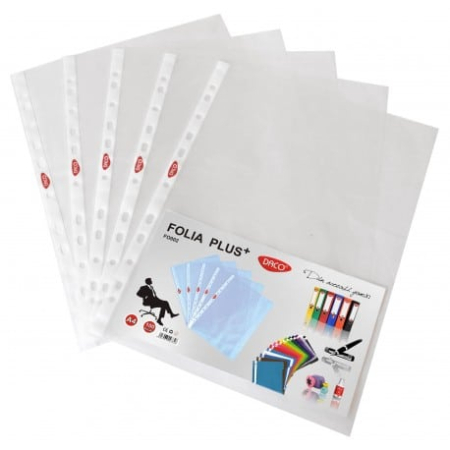 Organizare & Arhivare - Folie A4 DACO PLUS 40 microni set100 FO002