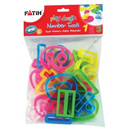 Rechizite Școlare - Forme Modelat Plastilina Cifre Fatih