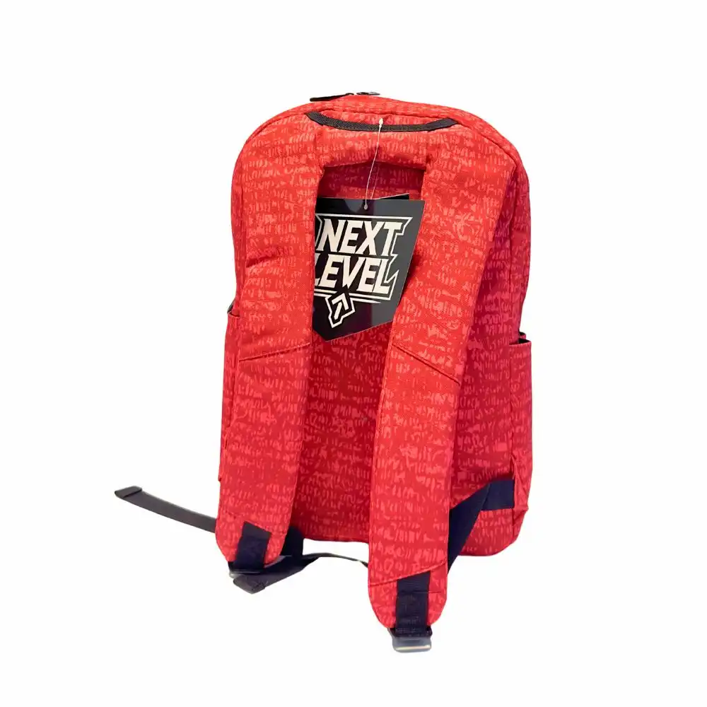 Ghiozdan monocrom Next Level 3 compartimente rosu 43x30x13CM [1]