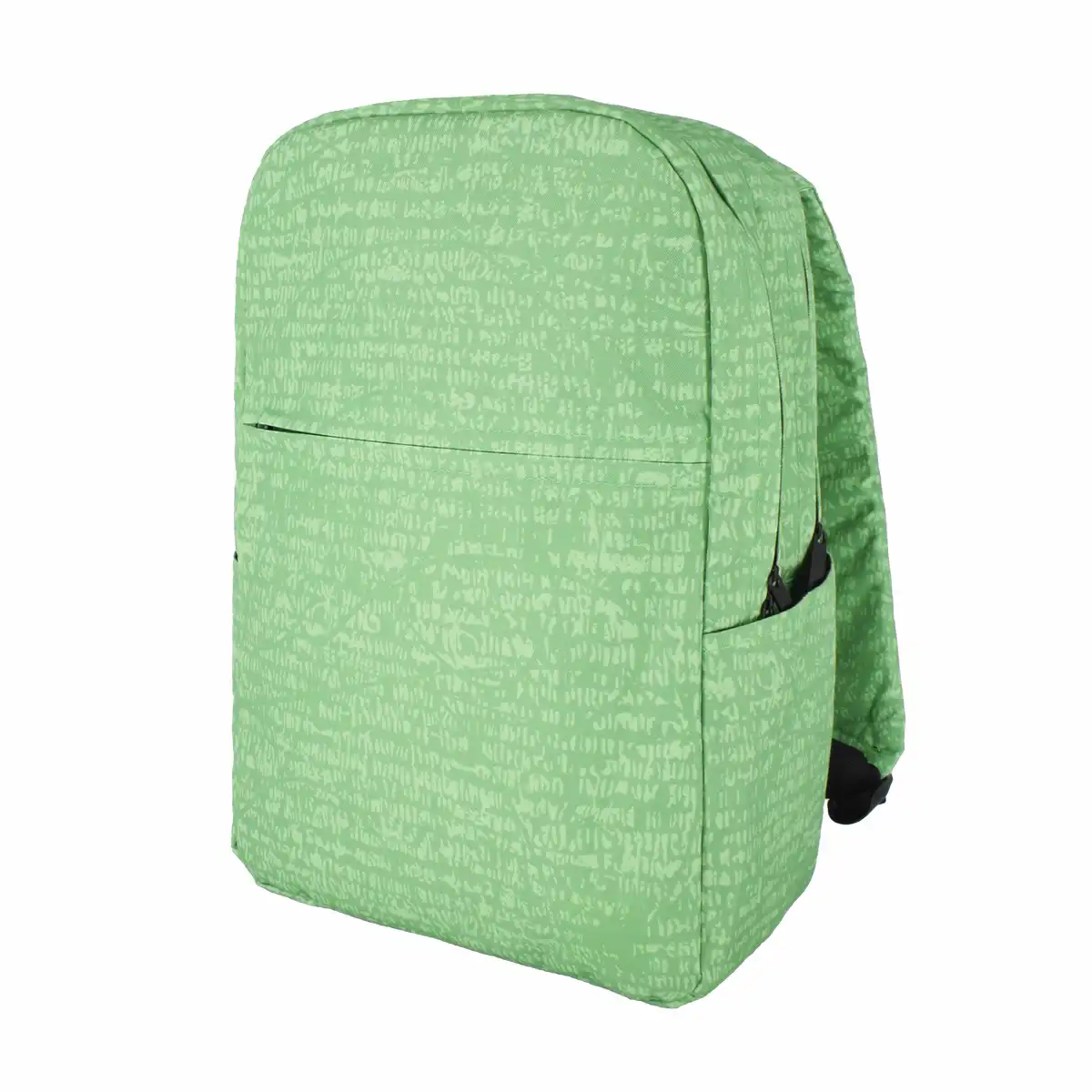 Rechizite Școlare - Rucsac monocrom Next Level 3 compartimente verde lime 43x30x13