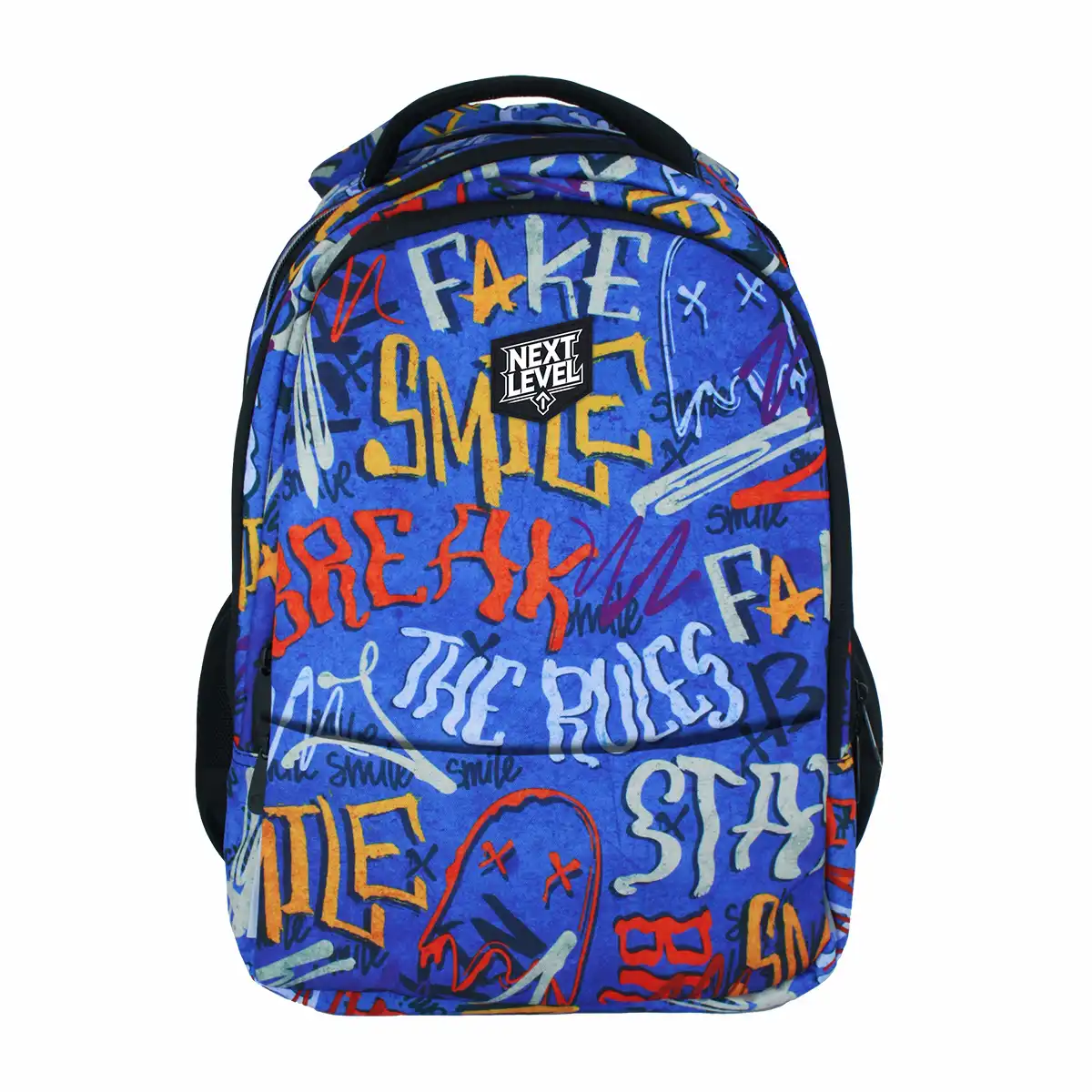 Ghiozdane - Ghiozdan Next Level 2 compartimente 48x33x20cm design albastru