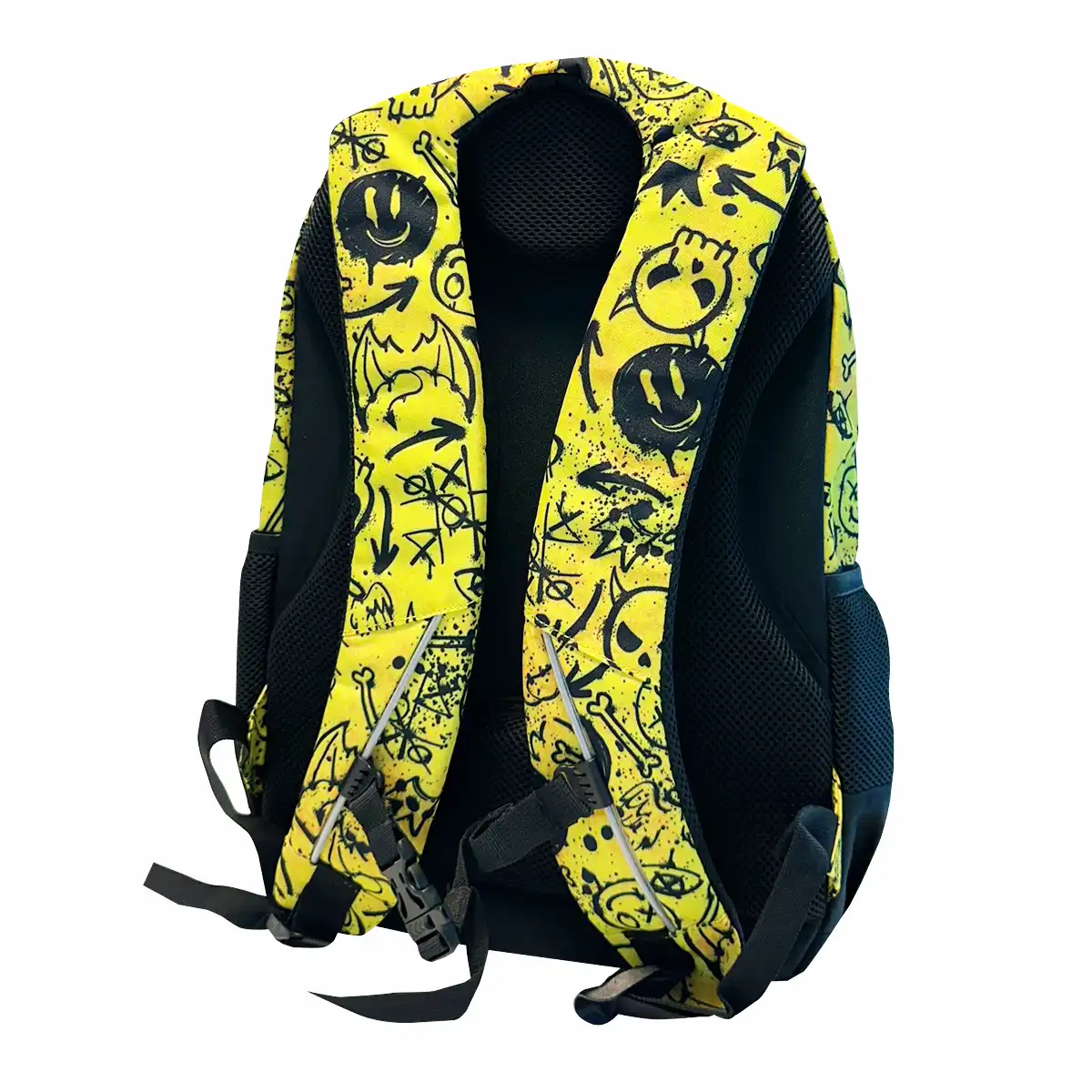 Ghiozdan Next Level 2 compartimente 48x33x20cm design galben [1]