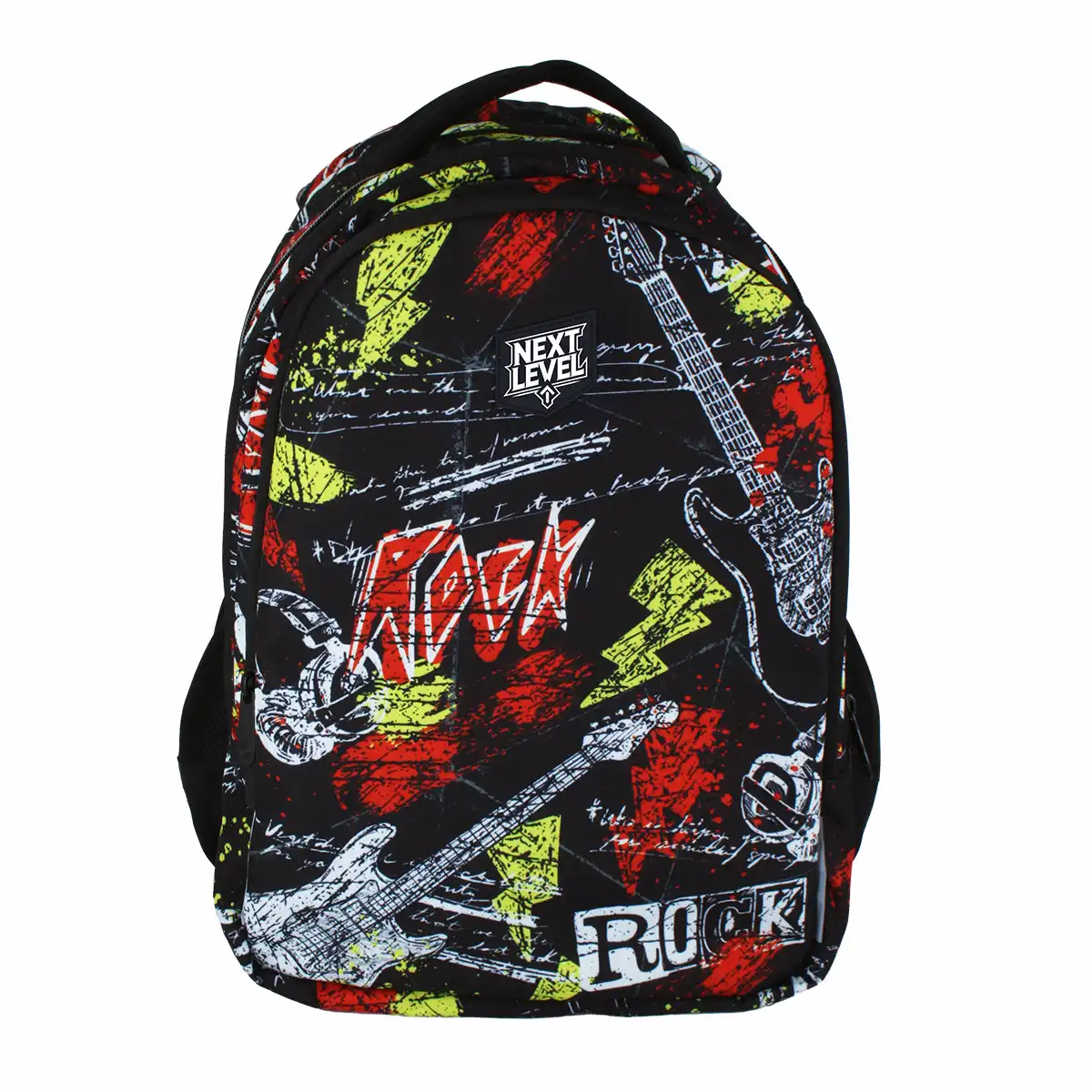 Rechizite Școlare - Ghiozdan Next Level 2 in 1 colectia 4EverRock 4 comp 48x33x23cm