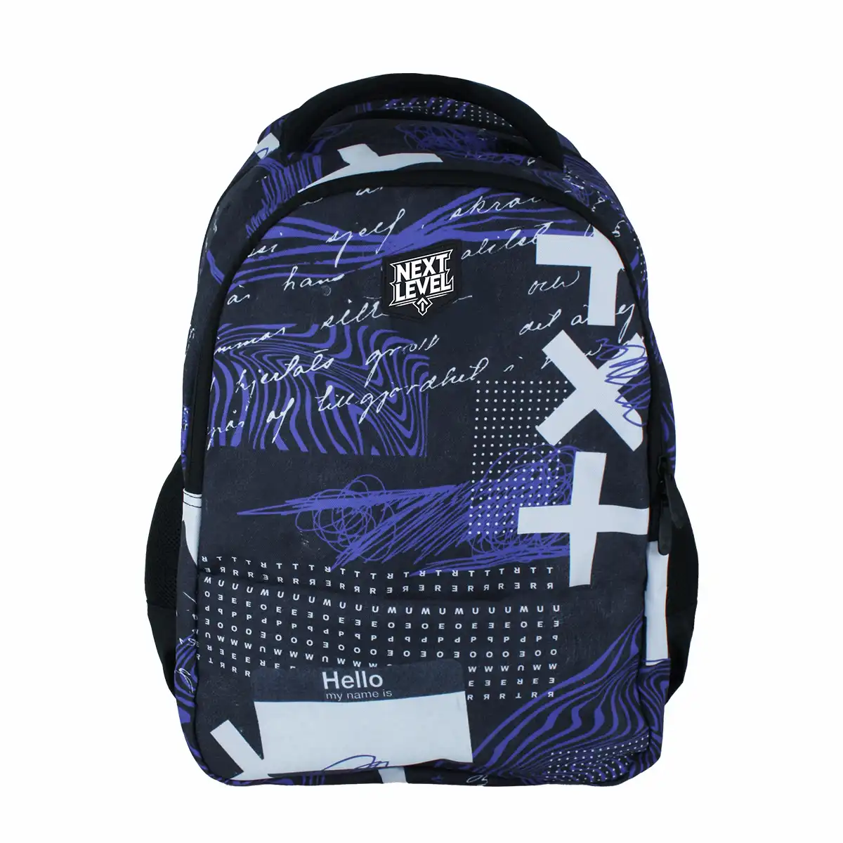 Rechizite Școlare - Ghiozdan Next Level 2in1 colectia Hello 4 comp 48x33x23cm