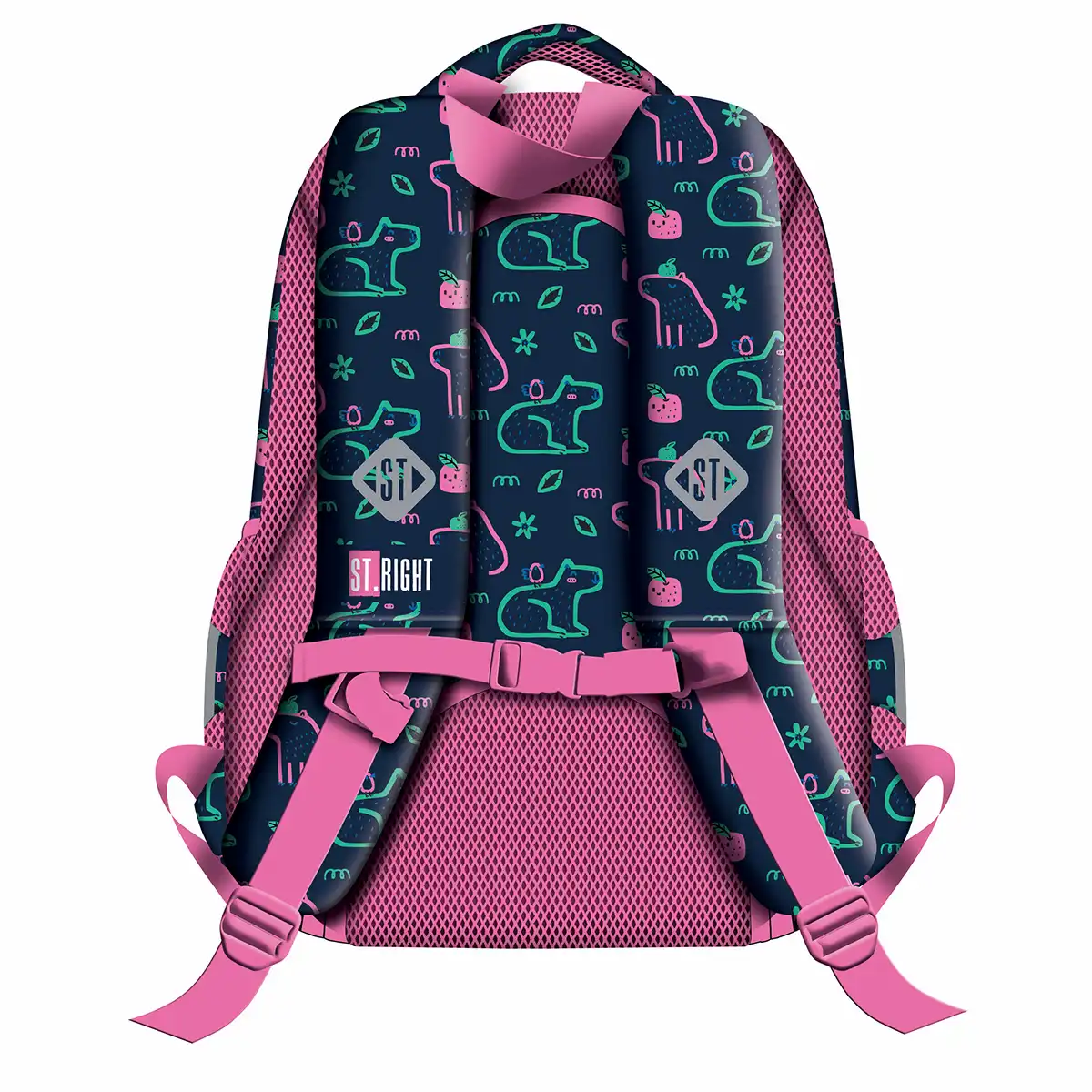 Ghiozdan scolar Majewski ST Right, Capybara, 3 compartimente, 39x27x17 cm [1]