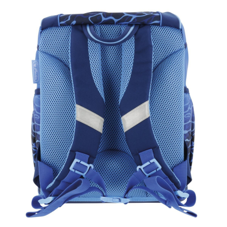 Ghiozdan scolar neechipat, Blue Shark, 36x28x21 cm [2]