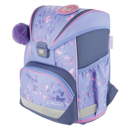 Ghiozdan scolar neechipat, Butterfly Paradise, 36x28x21 cm [1]