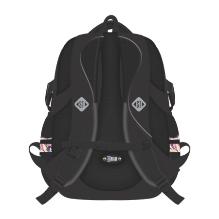 Ghiozdan St.Majewski St.Right Colour Anime, 42cm, 4 compartimente, negru [1]