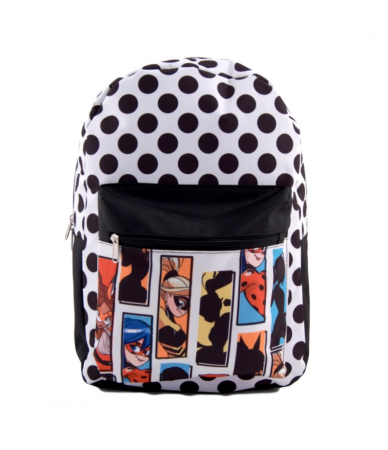 Rechizite Școlare - Ghiozdan tip Rucsac pentru Adolescenti-Miraculous 16"