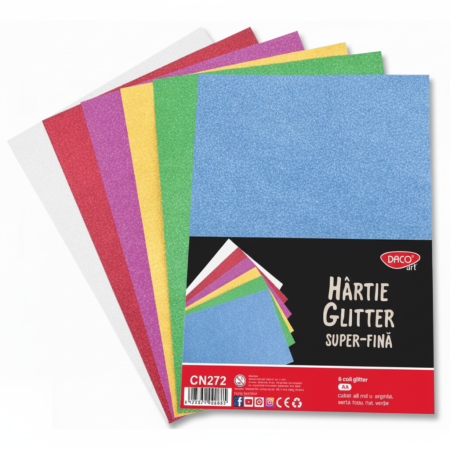 Hartie Glitter super fina set6 DACO CN272 [3]