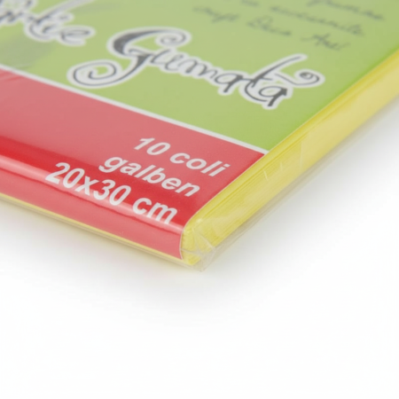 Hartie Gumata 10 coli, Daco Galben (HG401G) [0]