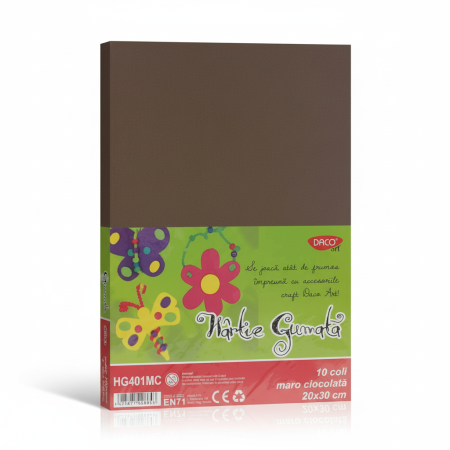 Hartie Gumata 10 coli, Daco Maro Chocolate (HG401MC) [2]