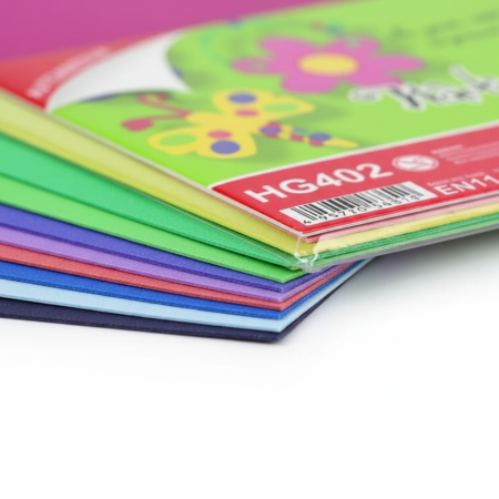 Hartie Gumata Autoadeziva 10 coli 10 culori Daco (HG402) [0]