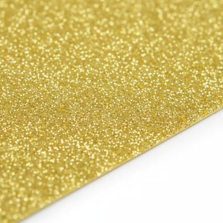 Hartie Gumata Autoadeziva Glitter Auriu Daco (HG420AU) [2]