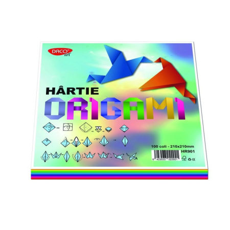 Origami - Hartie origami 21x21cm 100/set DACO