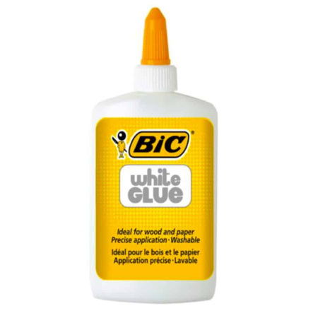 Aracet și Lipici Școlar - Lipici lichid alb 118 ml - BIC