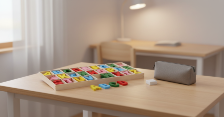 Litere Colorate din Lemn 26x4 [0]