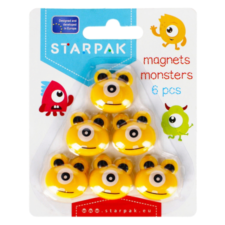 Magneți - Magneti Monstru, 6 buc/set - STARPAK