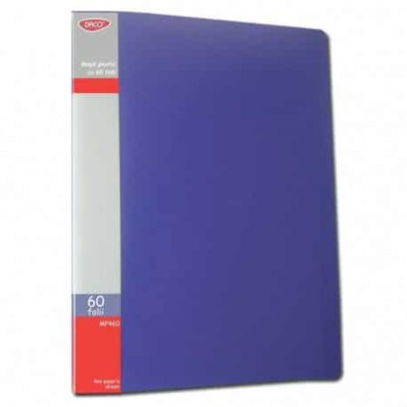 Mape - Mapa plastic 60 folii DACO Albastru MP460A