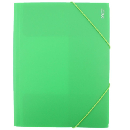 Mape - Mapa plastic cu elastic A4 Verde deschis DACO