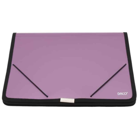 Mape - Mapa Plastic cu Elastic si Burduf Mov