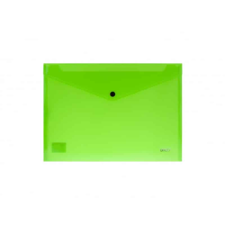 Mape - Mapa plastic plic cu capsa A4 Daco Verde Neon