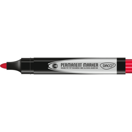 Instrumente de Scris - Marker Permanent Rosu DACO MK130
