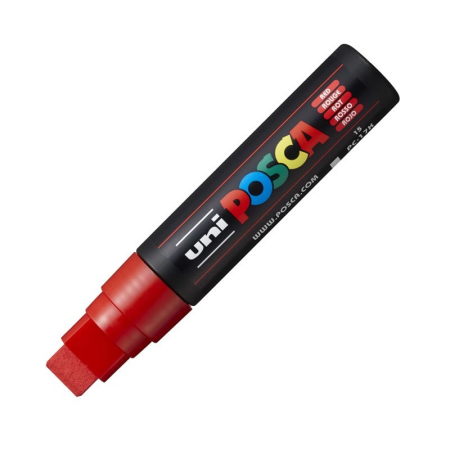 Markere Posca - Marker UNI Posca, 15.0 mm, ROSU