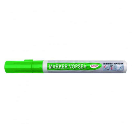 Markere permanente - Marker Vopsea, Daco, Verde (MK501V)