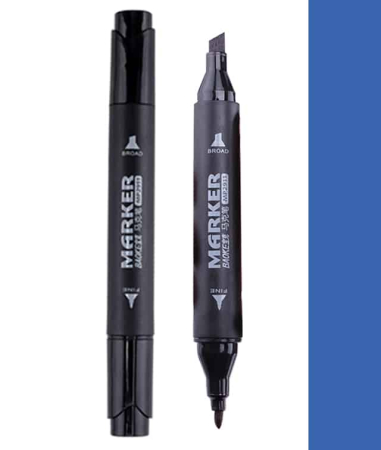 Markere Posca - Markere ARTISTI BAOKE 2vf 4-1MM Ulei Albastru Regal