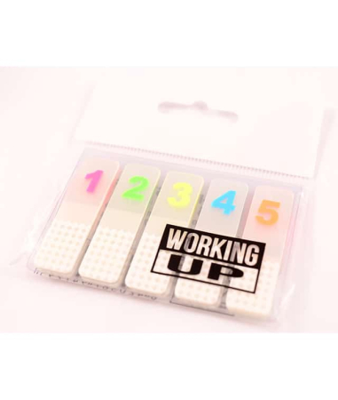 Notes & Post-it - Notes Adeziv Plastic, Cifre de la 0-9 Pentru adnotari 25 buc/cifra